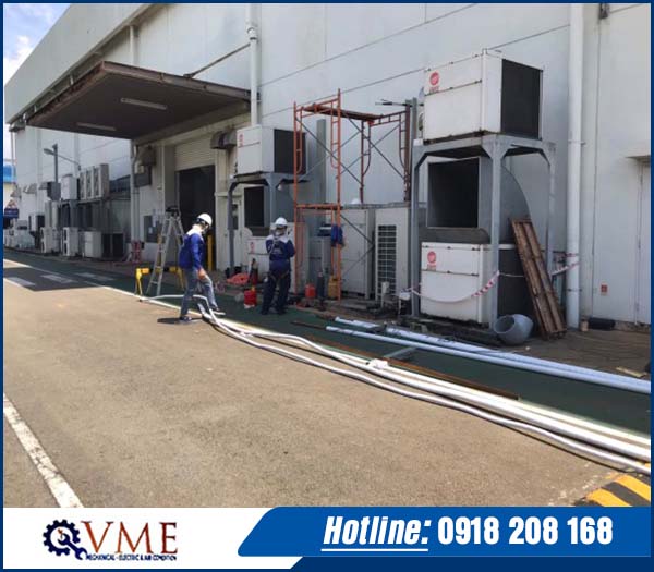 Thi công hệ thống điều hòa,<br> thông gió